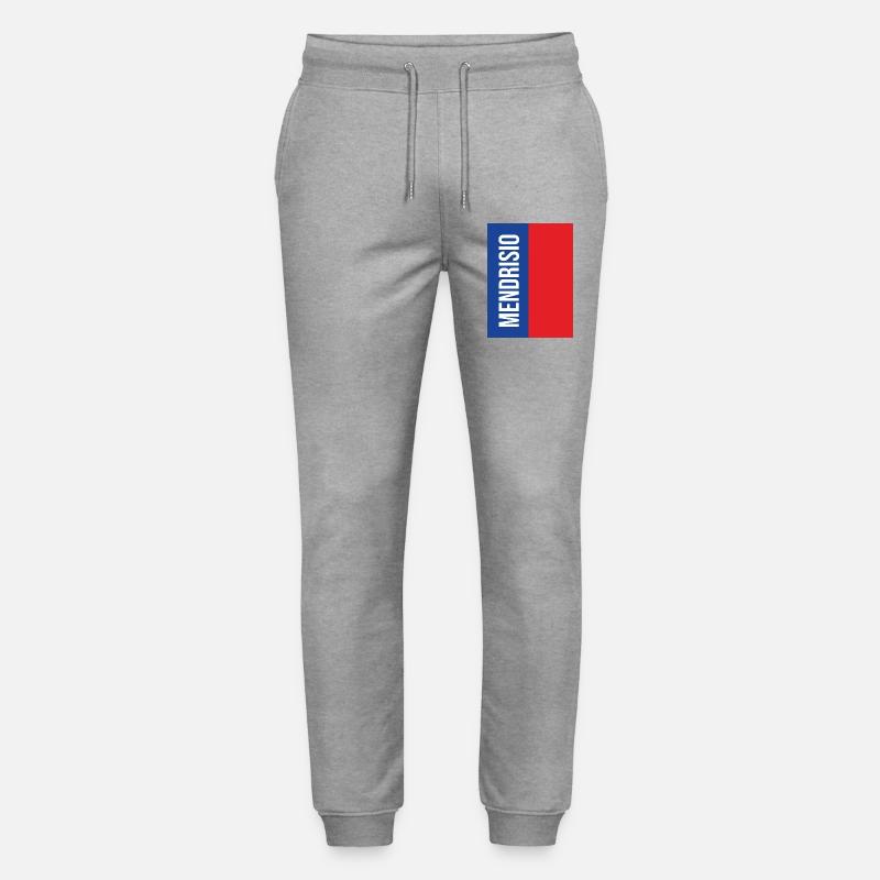 Mendrisio Blau Rot Vertical - Stanley/Stella Unisex Bio Jogginghose Mover  - Grau meliert