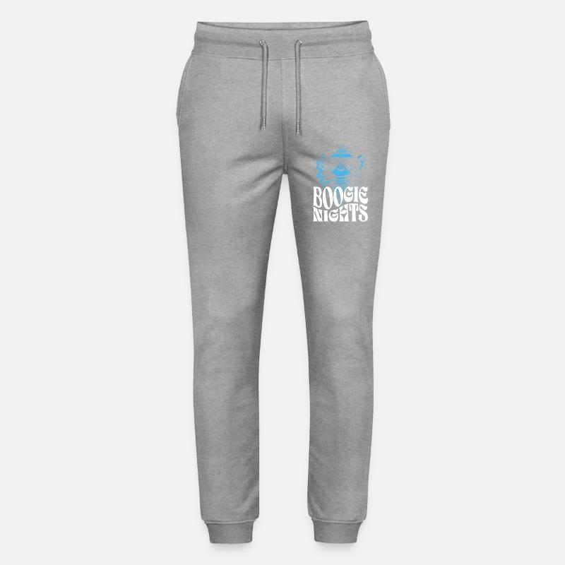 Boogie Nights Monkey T-Shirt - Stanley/Stella Unisex Bio Jogginghose Mover  - Grau meliert