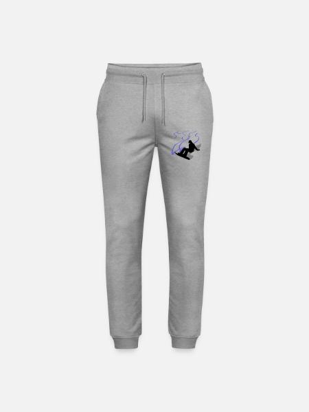 Snowboard - Stanley/Stella Mover Unisex Organic Jogging Trousers - heather grey