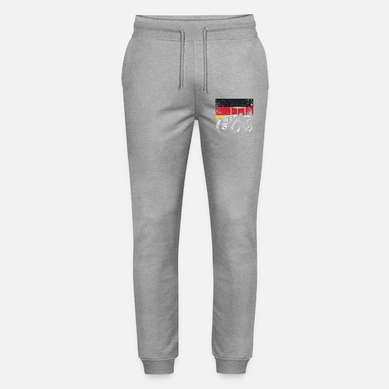 Traktorfahrer Deutschland Traktor Bauernhof - Stanley/Stella Unisex Bio Jogginghose Mover  - Grau meliert