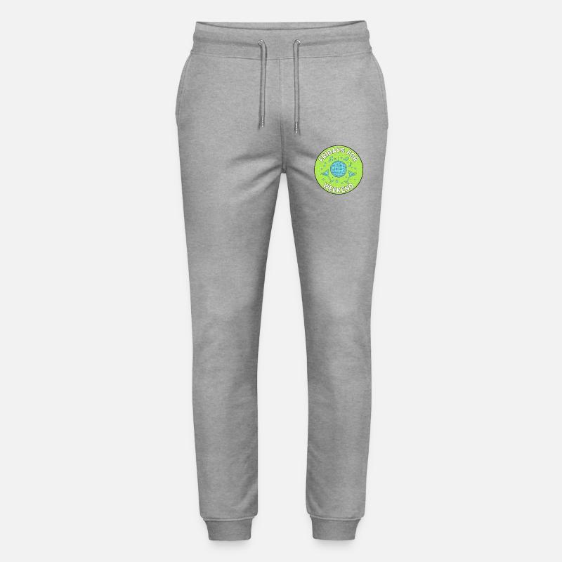 Les vendredis pour le Weekend Disco - Pantalon de jogging bio MOVER Stanley/Stella unisexe - gris chiné