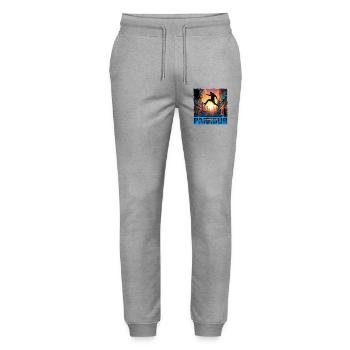 parkour - Stanley/Stella Mover Unisex Organic Jogging Trousers - heather grey - Front - Marisol (170cm) & Nik (191cm)