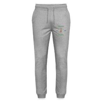 Reprendre du poil de la bête - Pantalon de jogging bio MOVER Stanley/Stella unisexe - gris chiné - Devant - Marisol (170cm) & Nik (191cm)