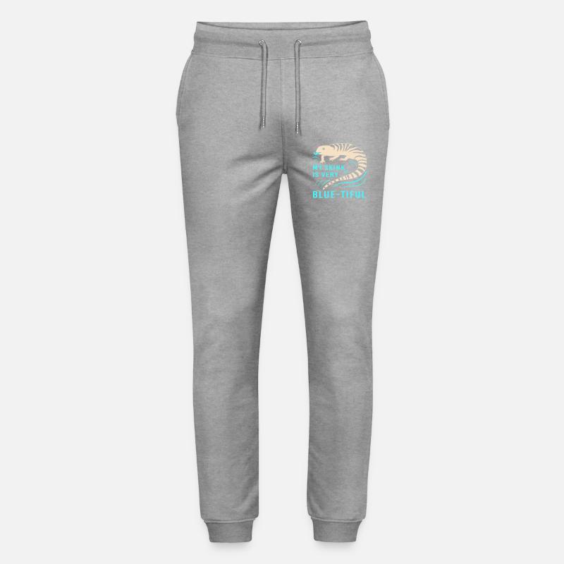 Eidechse - Stanley/Stella Unisex Bio Jogginghose Mover  - Grau meliert