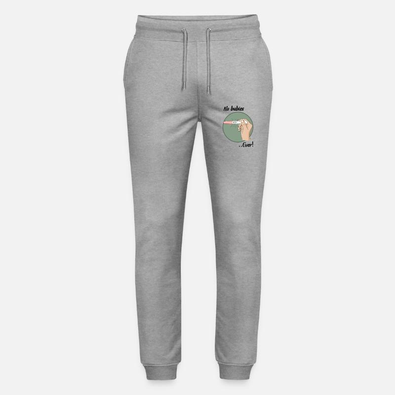 Keine Babys - Stanley/Stella Unisex Bio Jogginghose Mover  - Grau meliert