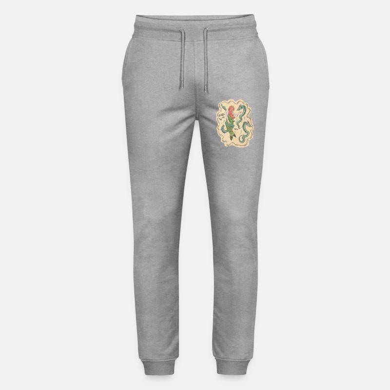 Sirène et Dragons de mer - Pantalon de jogging bio MOVER Stanley/Stella unisexe - gris chiné