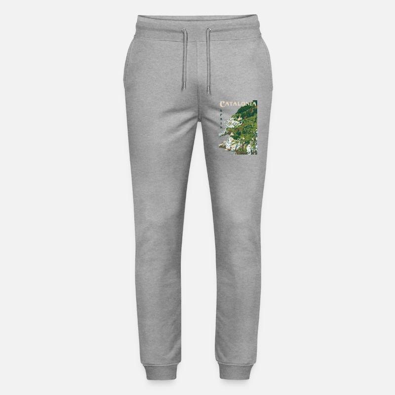 KATALONIEN - Stanley/Stella Unisex Bio Jogginghose Mover  - Grau meliert