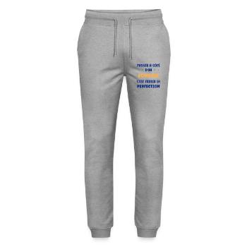 pompier - Pantalon de jogging bio MOVER Stanley/Stella unisexe - gris chiné - Devant - Marisol (170cm) & Nik (191cm)