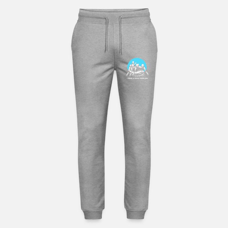 Rafting Kajakfahren Kajak Paddelboot - Stanley/Stella Unisex Bio Jogginghose Mover  - Grau meliert