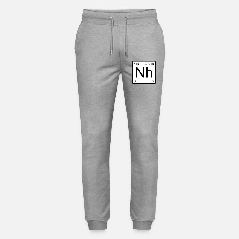 Quadrant du symbole du nihonium - Pantalon de jogging bio MOVER Stanley/Stella unisexe - gris chiné