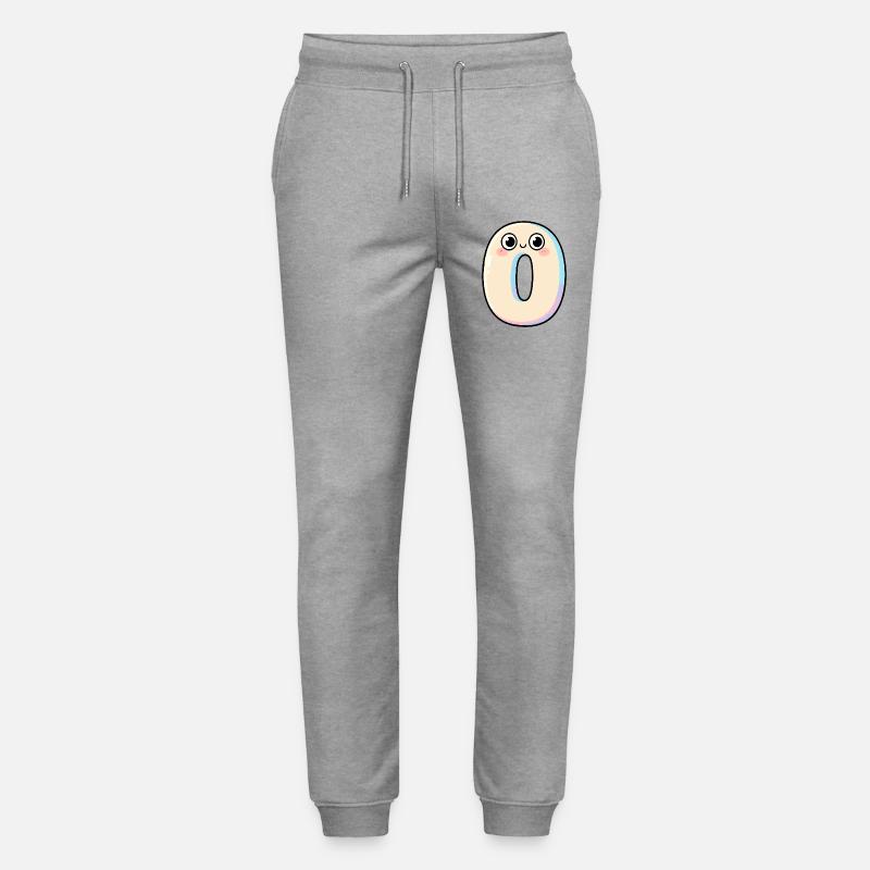 Zero Kawaii lächelt - Stanley/Stella Unisex Bio Jogginghose Mover  - Grau meliert