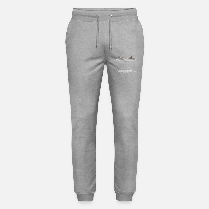 Kriegsasche  - Stanley/Stella Unisex Bio Jogginghose Mover  - Grau meliert