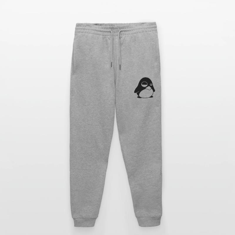 Grumpy Tux – Funny Linux Penguin for Nerds Stanley/Stella Mover Unisex Organic Jogging Trousers
