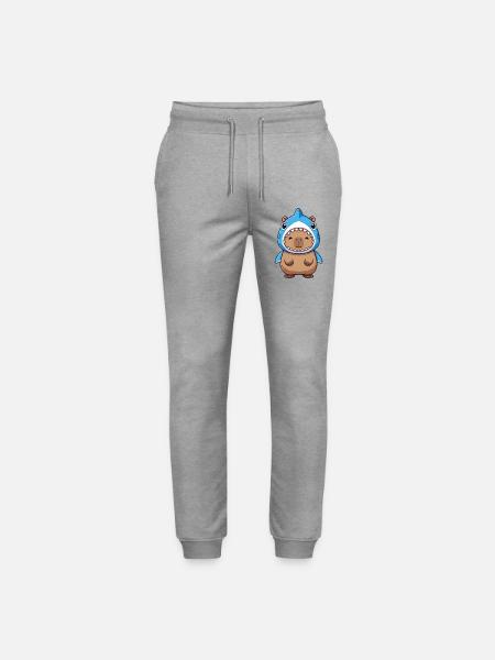 Sød Capybara Hamster Marsvin Kostume Samba - Stanley/Stella Mover økologiske unisex joggingbukser - grå meleret