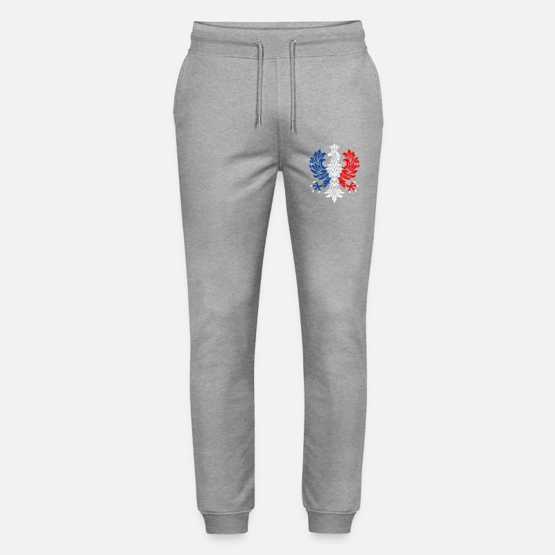 Trikolore-Adler-Emblem - Stanley/Stella Unisex Bio Jogginghose Mover - Grau meliert