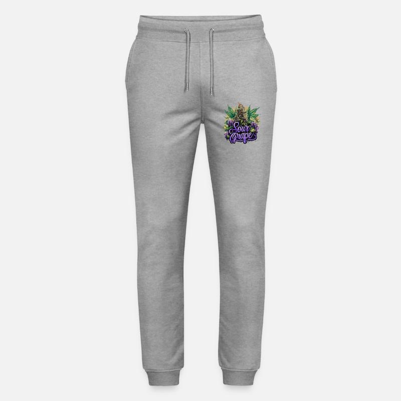 Sour Grape - Stanley/Stella Unisex Bio Jogginghose Mover  - Grau meliert