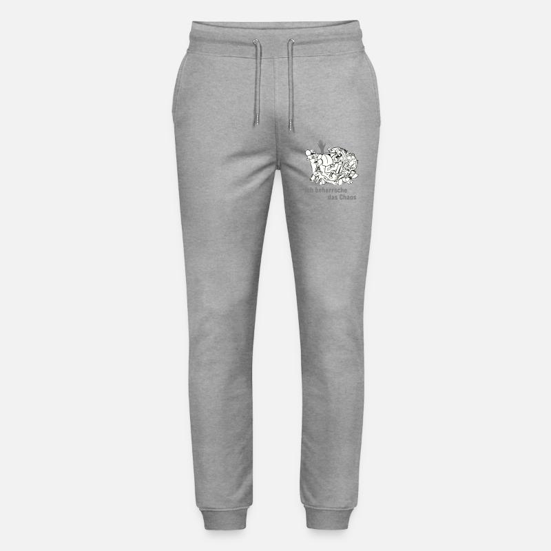 Je maîtrise le chaos - Pantalon de jogging bio MOVER Stanley/Stella unisexe - gris chiné