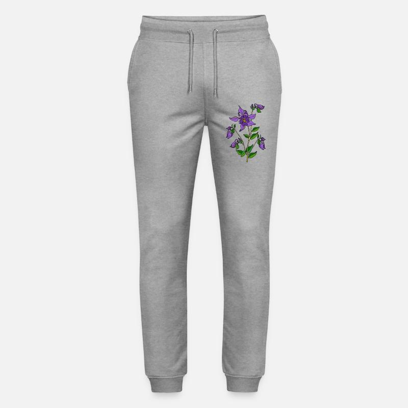 Blumen - Stanley/Stella Unisex Bio Jogginghose Mover  - Grau meliert