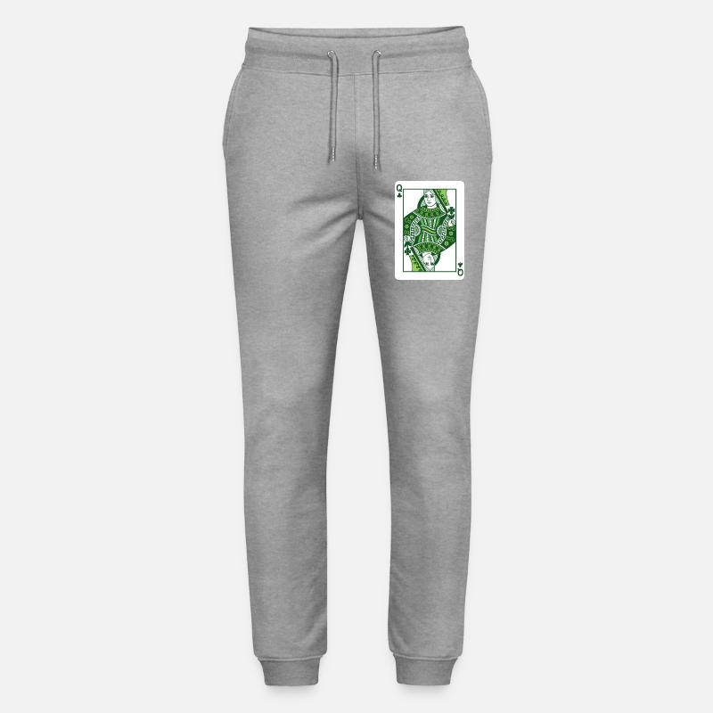 Queen Of Shamrock St Patrick's Irish - Stanley/Stella Unisex Bio Jogginghose Mover - Grau meliert