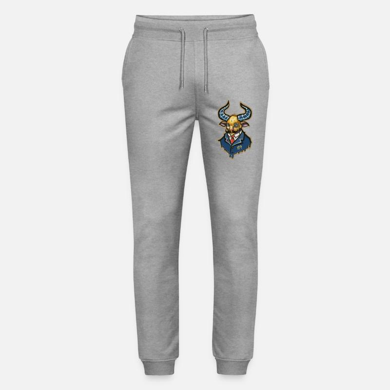 Aristo Steampunk Bull - Stanley/Stella Unisex Bio Jogginghose Mover  - Grau meliert
