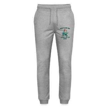 Dwarf Gnome Saying Humor Meme Funny Funny - Stanley/Stella Mover Unisex Organic Jogging Trousers - heather grey - Front - Marisol (170cm) & Nik (191cm)