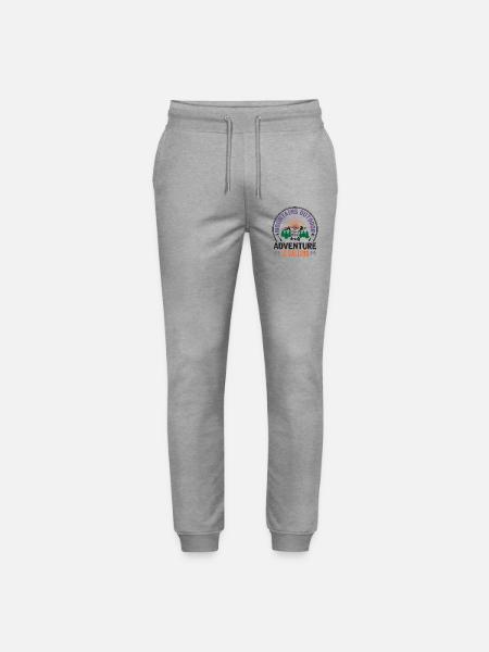 Mountains - Adventure is Calling - Stanley/Stella Mover Unisex Organic Jogging Trousers - heather grey