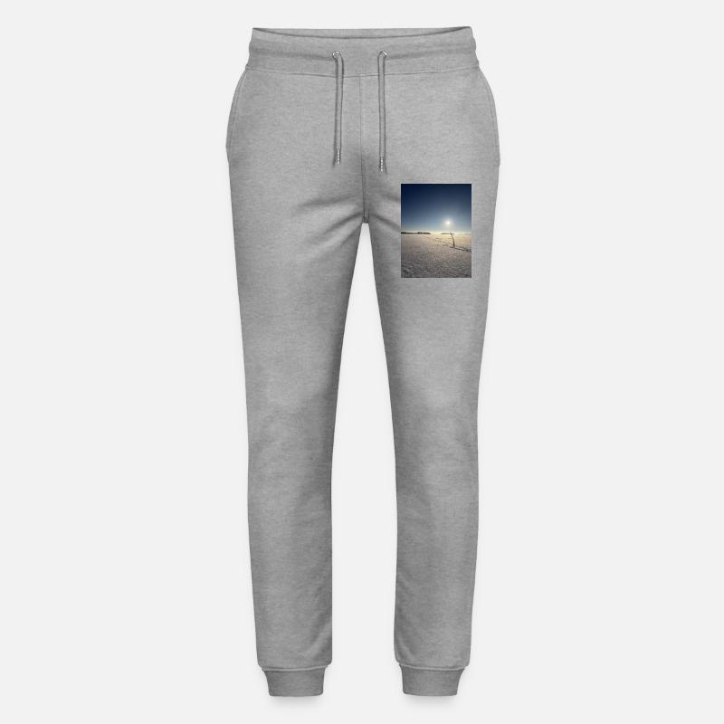 Wintermorgen am Saimaa-See - Stanley/Stella Unisex Bio Jogginghose Mover  - Grau meliert