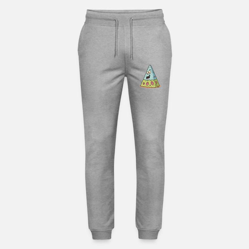 Käse-Vulkan Lachendes Gesicht - Stanley/Stella Unisex Bio Jogginghose Mover  - Grau meliert