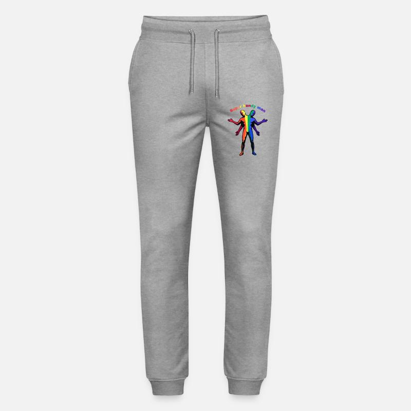 Super-Handwerker-Regenbogen - Stanley/Stella Unisex Bio Jogginghose Mover  - Grau meliert