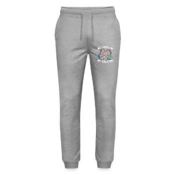 Orthodontic Hygienist My Problem My Pictogram Mom - Stanley/Stella Unisex Bio Jogginghose Mover  - Grau meliert - Vorne - Marisol (170cm) & Nik (191cm)