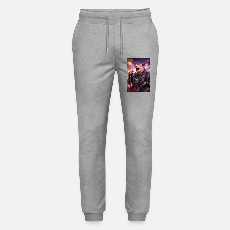 RockyZoo45 - Stanley/Stella Unisex Bio Jogginghose Mover  - Grau meliert