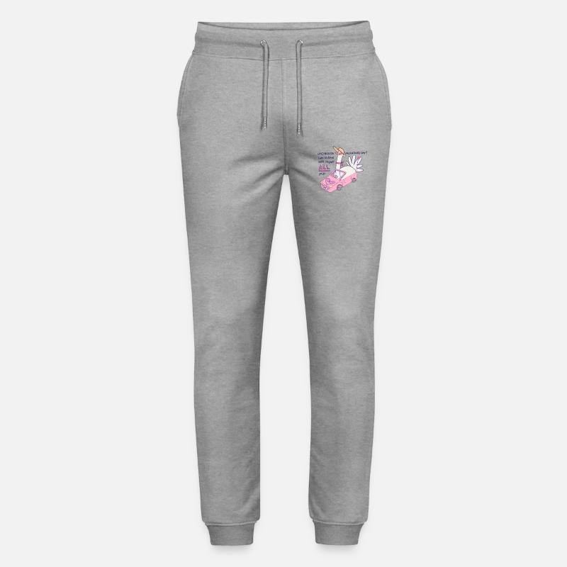 Who needs valentines day? - Stanley/Stella Unisex Bio Jogginghose Mover  - Grau meliert