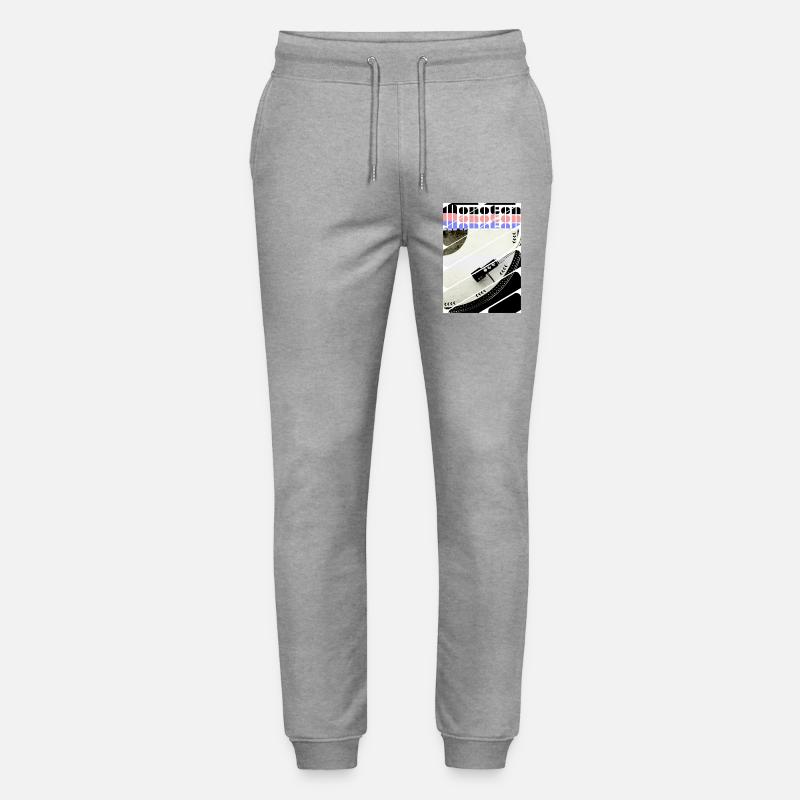 Der Mono-Ton - Vinyl drehend - Stanley/Stella Unisex Bio Jogginghose Mover  - Grau meliert