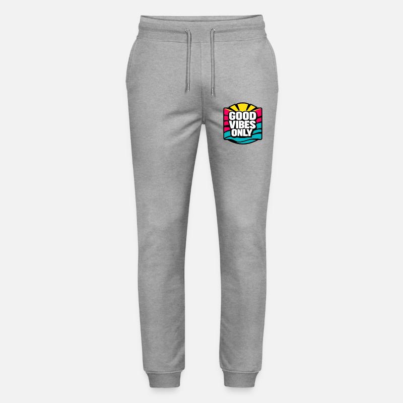 Nur gute Stimmung...  - Stanley/Stella Unisex Bio Jogginghose Mover  - Grau meliert