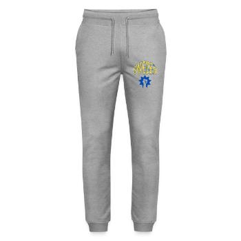 Schweden - Stanley/Stella Unisex Bio Jogginghose Mover  - Grau meliert - Vorne - Marisol (170cm) & Nik (191cm)