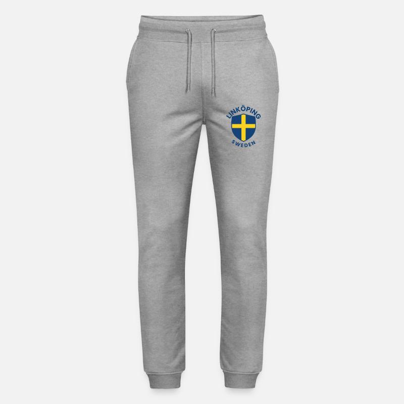 Linnköping-Schild Schweden - Stanley/Stella Unisex Bio Jogginghose Mover  - Grau meliert