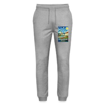 Klagenfurt, Austria - Stanley/Stella Mover Unisex Organic Jogging Trousers - heather grey - Front - Marisol (170cm) & Nik (191cm)