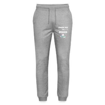 Humor I have my driver's license - Stanley/Stella Mover Unisex Organic Jogging Trousers - heather grey - Front - Marisol (170cm) & Nik (191cm)