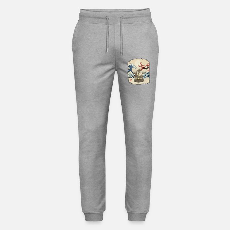 Otter Ramen Asiatisch - Stanley/Stella Unisex Bio Jogginghose Mover  - Grau meliert