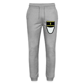 Gendarme Képi G.M. (Mobile Constable) - Stanley/Stella Mover Unisex Organic Jogging Trousers - heather grey - Front - Marisol (170cm) & Nik (191cm)