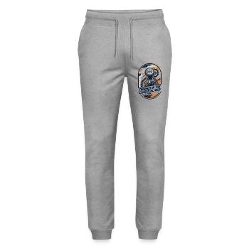 Formé au conducteur de boîte manuelle classique - Pantalon de jogging bio MOVER Stanley/Stella unisexe - gris chiné - Devant - Marisol (170cm) & Nik (191cm)