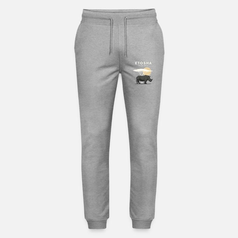 Etoshi Namibia - Stanley/Stella Unisex Bio Jogginghose Mover  - Grau meliert