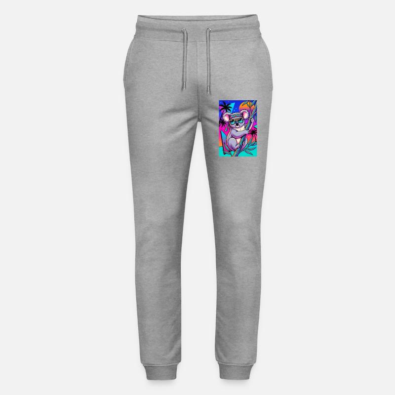 Koala - Stanley/Stella Unisex Bio Jogginghose Mover  - Grau meliert