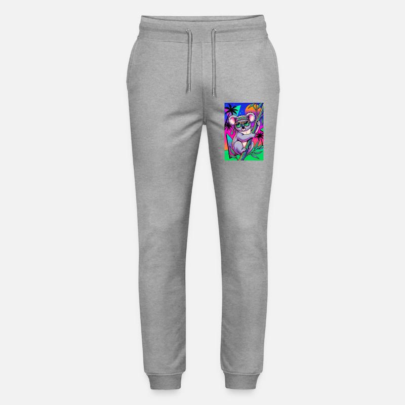 Koala - Stanley/Stella Unisex Bio Jogginghose Mover  - Grau meliert
