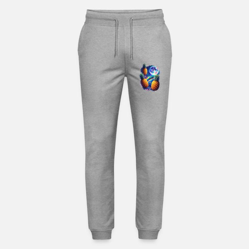 Kosmische Ananas All - Stanley/Stella Unisex Bio Jogginghose Mover  - Grau meliert