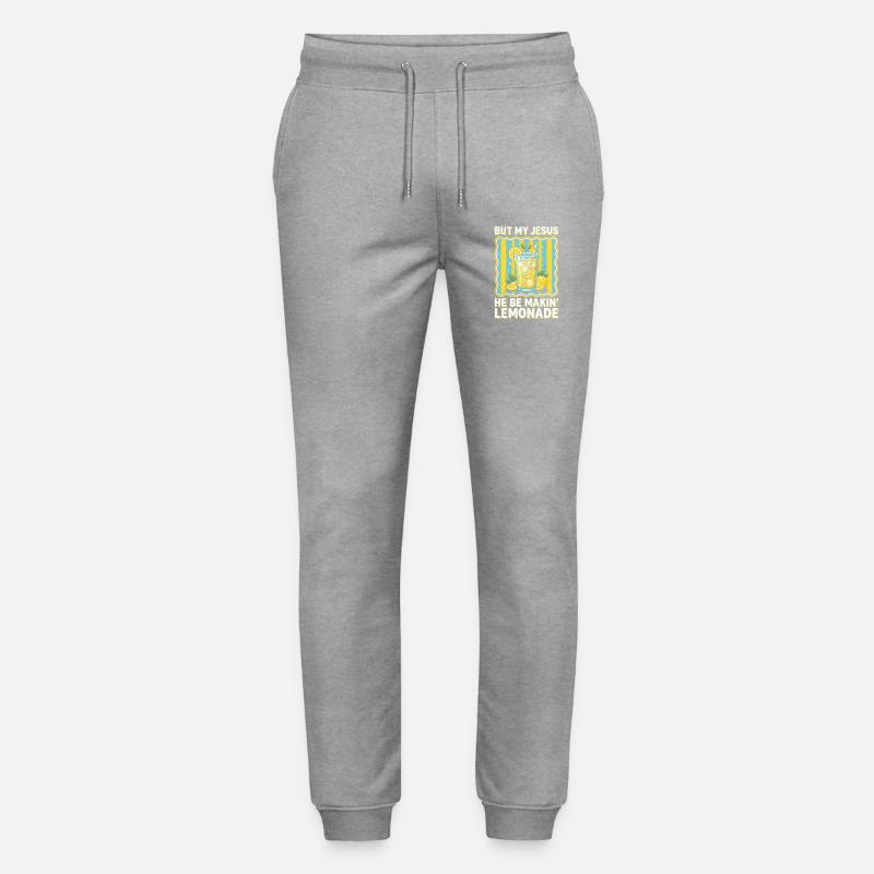 Gesù prepara la limonata – shaker colorato - Pantaloni da jogger unisex ed ecologici Mover di Stanley/Stella - grigio melange