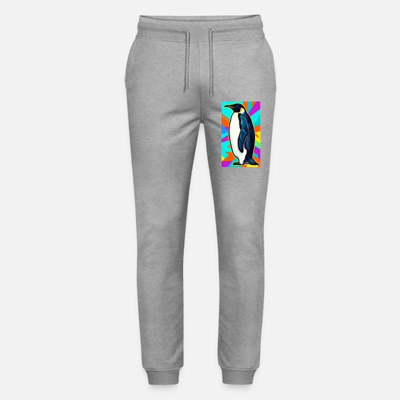 Pinguin - Stanley/Stella Unisex Bio Jogginghose Mover  - Grau meliert
