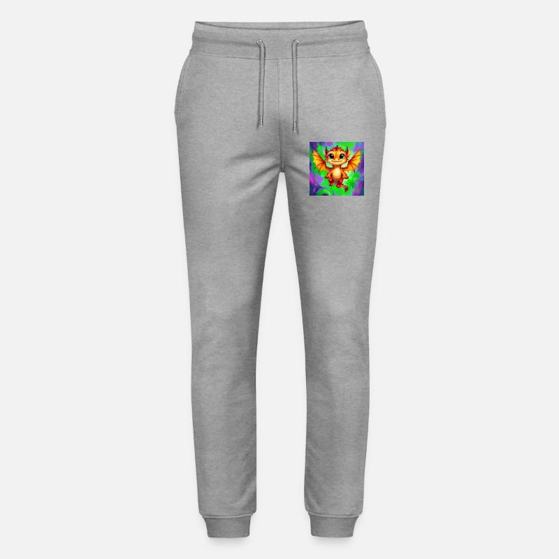 Drache - Stanley/Stella Unisex Bio Jogginghose Mover  - Grau meliert
