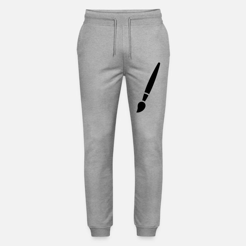 Pinsel, Malerei, Kunst Symbol - Stanley/Stella Unisex Bio Jogginghose Mover  - Grau meliert