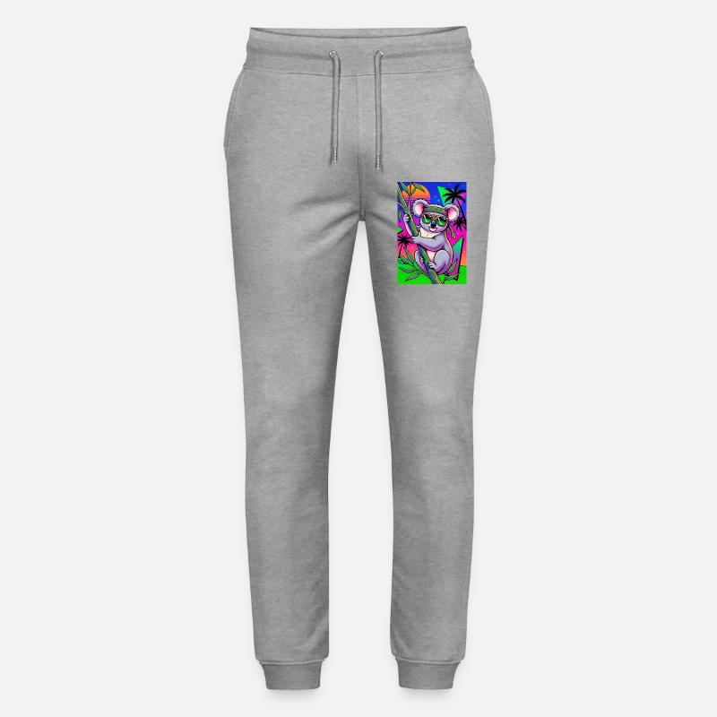 Koala - Stanley/Stella Unisex Bio Jogginghose Mover  - Grau meliert